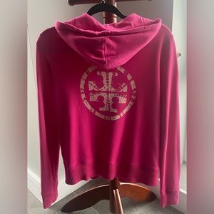 Tory Burch Sport Full Zip Hoodie